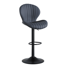 Bar Stools Set of 2 Modern Swivel Bar Chairs, Barstools Counter Height with High Backrest, Easy 3-5 Minute Assembly for Bar, Kitchen, Dining Room (COUNT: 1 set, Color: Dark Gray)